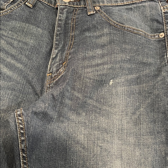 Levi's Men’s 505 Straight Leg Jeans -Dark Wash/Medium Wash -Size 32x34 / 2 Pairs - Picture 4 of 5